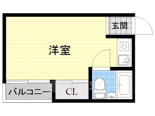 JPアパートメント摂津【1階】の間取り
