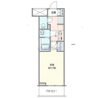Log登戸station side【2階】の間取り