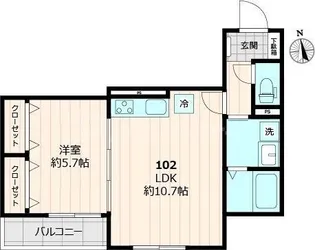 Renatus【1階】の間取り