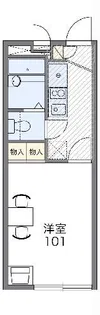 レオパレス登呂【3階】の間取り