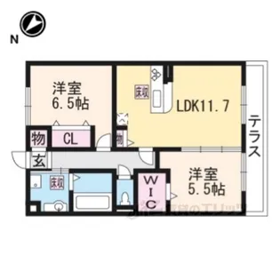 NorthCoast【1階】の間取り