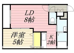 メゾンクー・ドゥ・クールIII【4階】の間取り