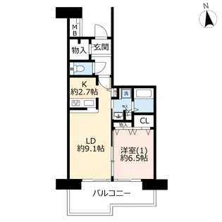 URプロムナード荻窪【7階】の間取り
