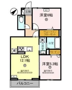 LeLienルリアン【1階】の間取り