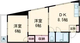 宝ビル【4階】の間取り