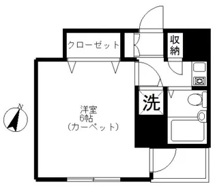 碑文谷壱番館【2階】の間取り