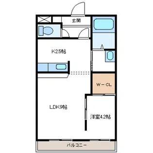 パレスフォルム【3階】の間取り