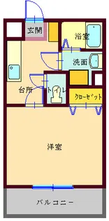 鶴望ドリームマンションI【2階】の間取り