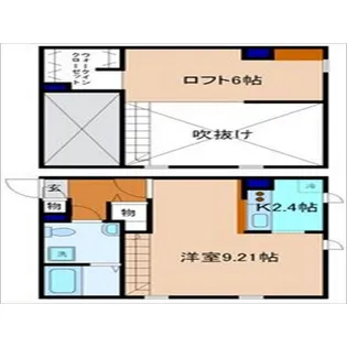 プリマバルセロナ壱番館【1階】の間取り