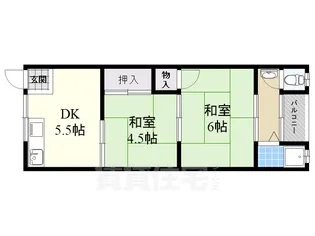 ハイバレーコーポ【2階】の間取り