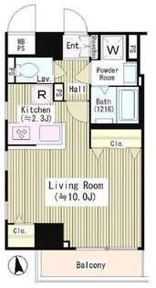 アネックス麻布十番【4階】の間取り