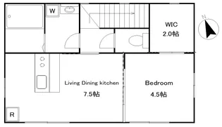 メゾン四谷一丁目C棟【2階】の間取り