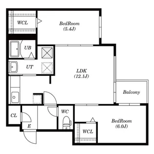 ノーチェ円山【5階】の間取り