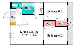 石井マンション【3階】の間取り