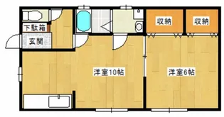 ヴェルディア東雲【1階】の間取り