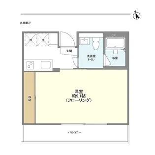 東京都目黒区目黒本町5【アパート】の間取り