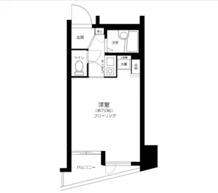 ロイヤルアメニティー新宿【8階】の間取り