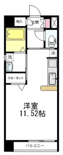 Will鉄砲町【3階】の間取り