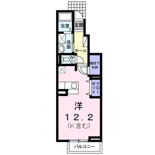 ネネムの森 A棟【1階】の間取り
