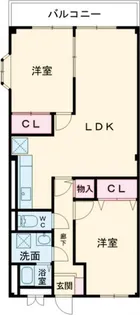 ヴァルトベルクII【3階】の間取り