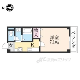 プラティーク【1階】の間取り