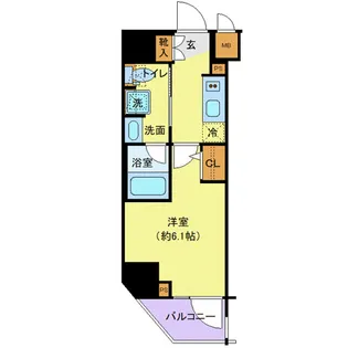 ステージファースト千葉中央【8階】の間取り