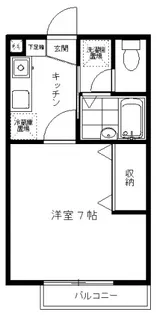 メゾン関口【1階】の間取り