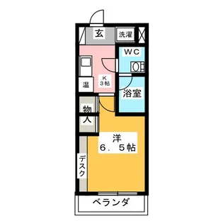 フィオーレ明大寺【3階】の間取り
