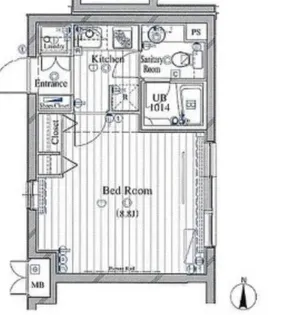 東京都北区王子5【マンション】の間取り