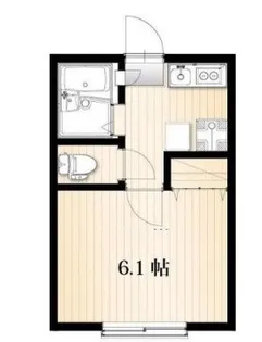 東京都小平市学園西町1【アパート】の間取り