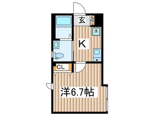 アークニュー相模原【4階】の間取り