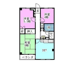 エクセル青山【4階】の間取り