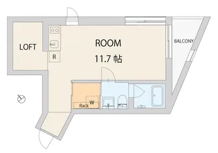 モデリアデイズ学芸大学【4階】の間取り
