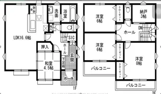 広島県広島市安芸区中野1【一戸建】の間取り