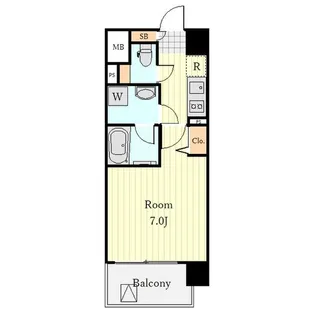 愛知県名古屋市中区平和1【マンション】の間取り
