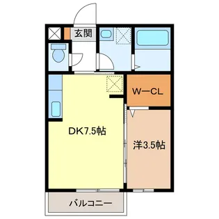 grand ouest【1階】の間取り