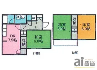 埼玉県川越市霞ケ関北2【一戸建】の間取り