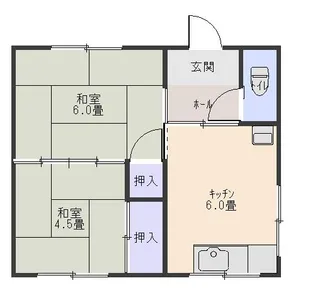 豊後屋アパート【2階】の間取り