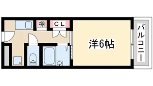 ビジネス新大阪【7階】の間取り