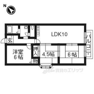 サンシーハイツ【2階】の間取り