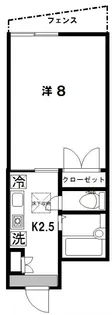 ヴィラあさらぎ【1階】の間取り
