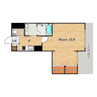 グランレブリー洛西口【5階】の間取り