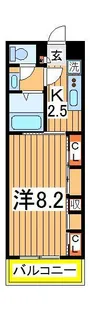 千葉県流山市木1【アパート】の間取り
