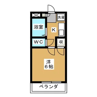 ハイツエスティアン【1階】の間取り