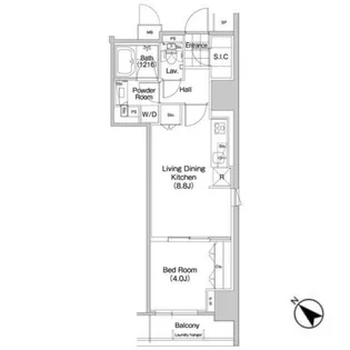 東京都大田区蒲田4【マンション】の間取り