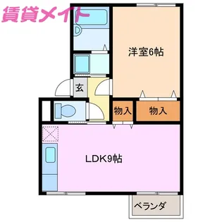 エスポワールあさひ【2階】の間取り