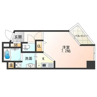 サンフレスカ福島【4階】の間取り