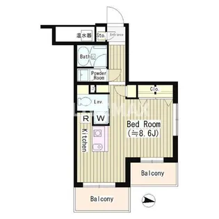 ラフィーヌ芝公園【3階】の間取り