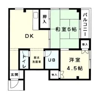 ガーデンヒルズ【2階】の間取り