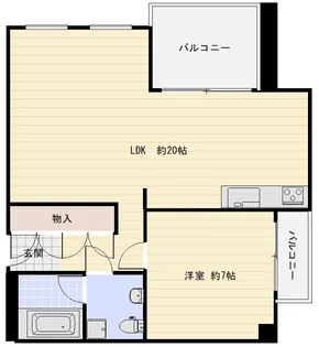 北野885【2階】の間取り